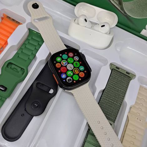 WS 80 ULTRA 2 | +Fone bluetooth | Kit 7 pulseiras | Toque duplo | Segunda geração - Image 20