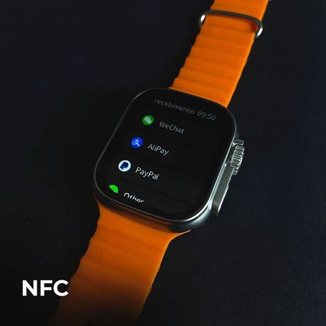 WS 80 ULTRA 2 | +Fone bluetooth | Kit 7 pulseiras | Toque duplo | Segunda geração - Image 6